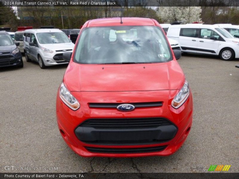 Race Red / Charcoal Black 2014 Ford Transit Connect XLT Van