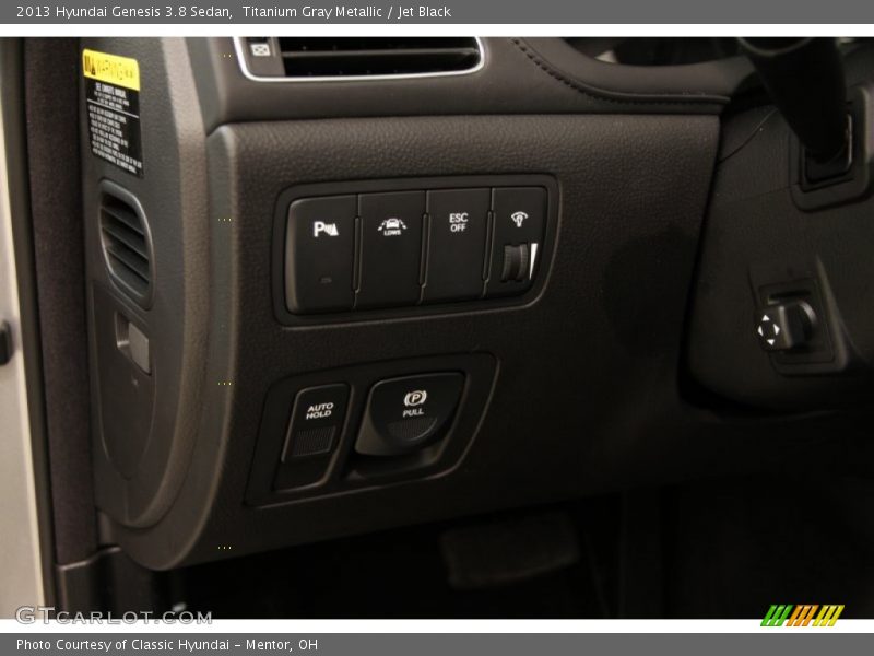 Titanium Gray Metallic / Jet Black 2013 Hyundai Genesis 3.8 Sedan