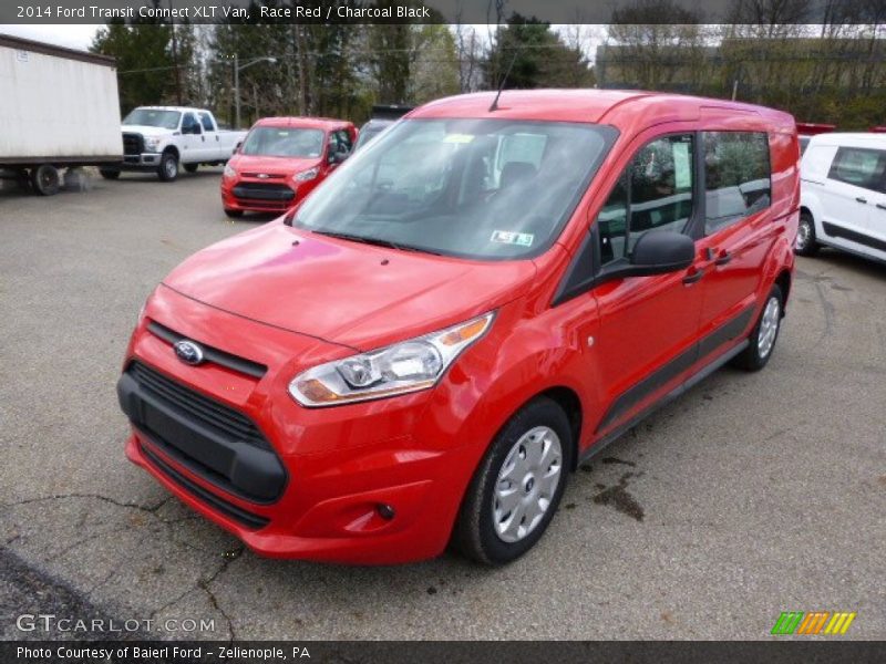 Race Red / Charcoal Black 2014 Ford Transit Connect XLT Van