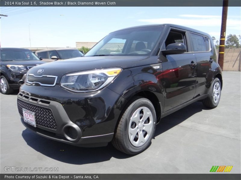 Shadow Black / Black Diamond Woven Cloth 2014 Kia Soul 1.6