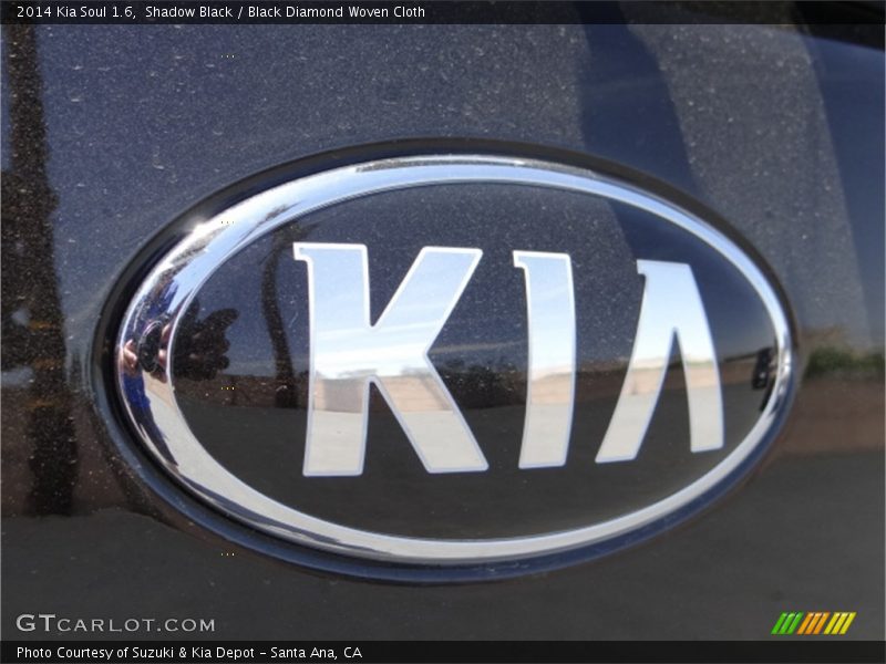 Shadow Black / Black Diamond Woven Cloth 2014 Kia Soul 1.6