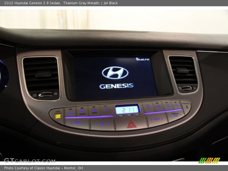 Titanium Gray Metallic / Jet Black 2013 Hyundai Genesis 3.8 Sedan