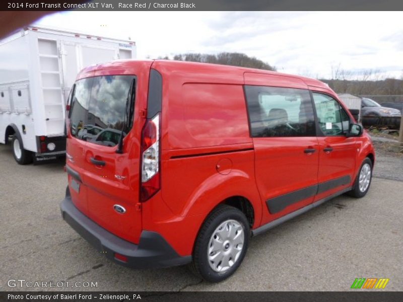 Race Red / Charcoal Black 2014 Ford Transit Connect XLT Van