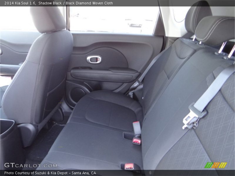 Shadow Black / Black Diamond Woven Cloth 2014 Kia Soul 1.6