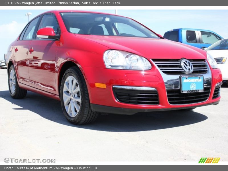 Salsa Red / Titan Black 2010 Volkswagen Jetta Limited Edition Sedan
