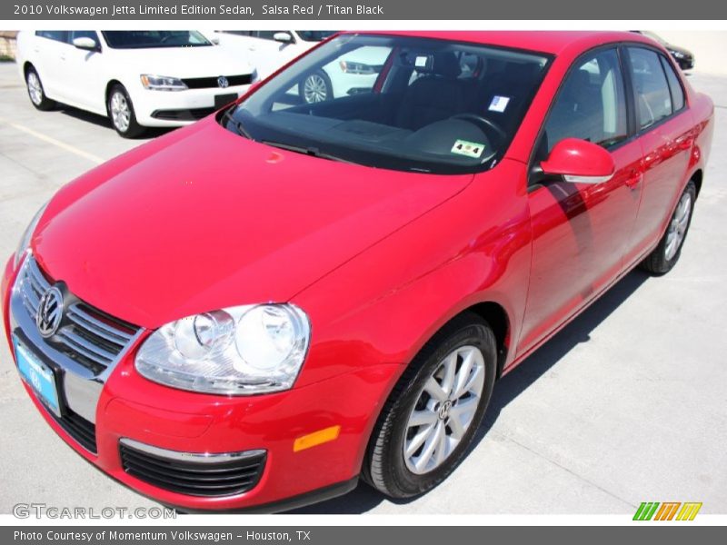 Salsa Red / Titan Black 2010 Volkswagen Jetta Limited Edition Sedan