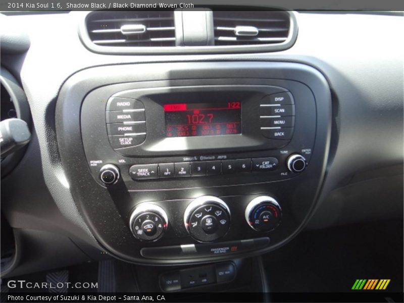 Shadow Black / Black Diamond Woven Cloth 2014 Kia Soul 1.6