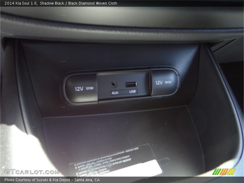 Shadow Black / Black Diamond Woven Cloth 2014 Kia Soul 1.6