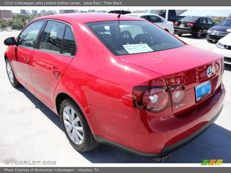 Salsa Red / Titan Black 2010 Volkswagen Jetta Limited Edition Sedan
