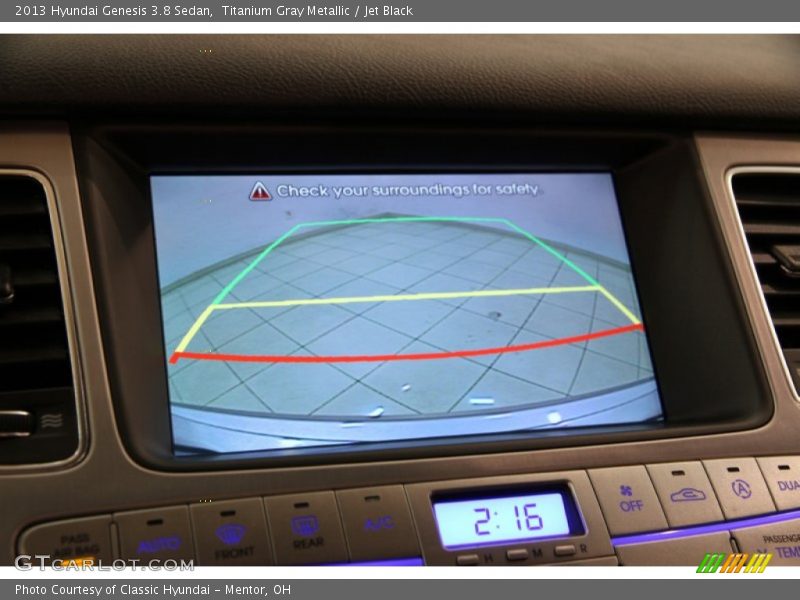 Titanium Gray Metallic / Jet Black 2013 Hyundai Genesis 3.8 Sedan