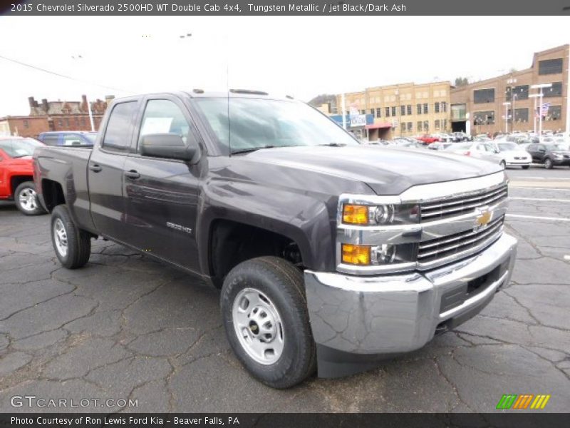 Tungsten Metallic / Jet Black/Dark Ash 2015 Chevrolet Silverado 2500HD WT Double Cab 4x4