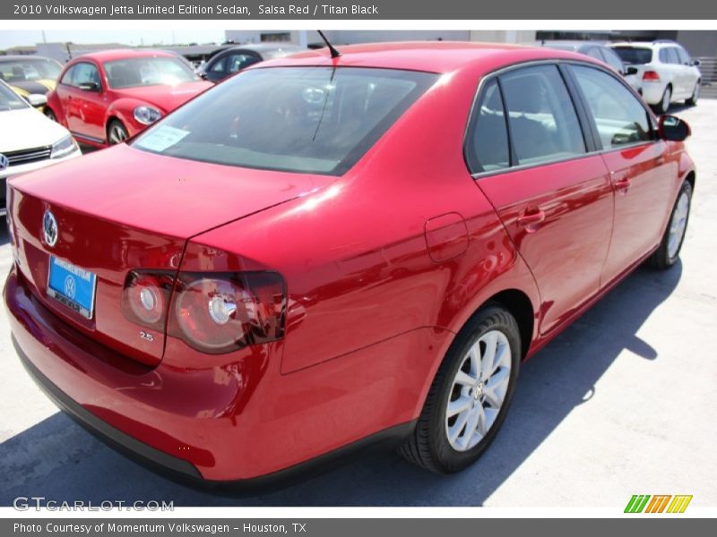 Salsa Red / Titan Black 2010 Volkswagen Jetta Limited Edition Sedan
