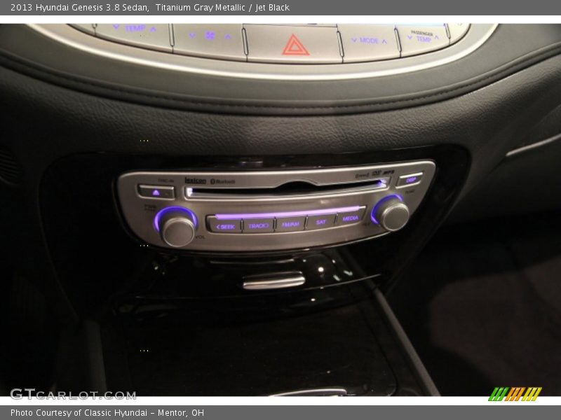 Titanium Gray Metallic / Jet Black 2013 Hyundai Genesis 3.8 Sedan