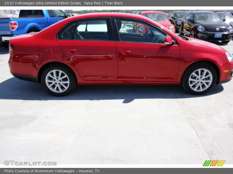 Salsa Red / Titan Black 2010 Volkswagen Jetta Limited Edition Sedan