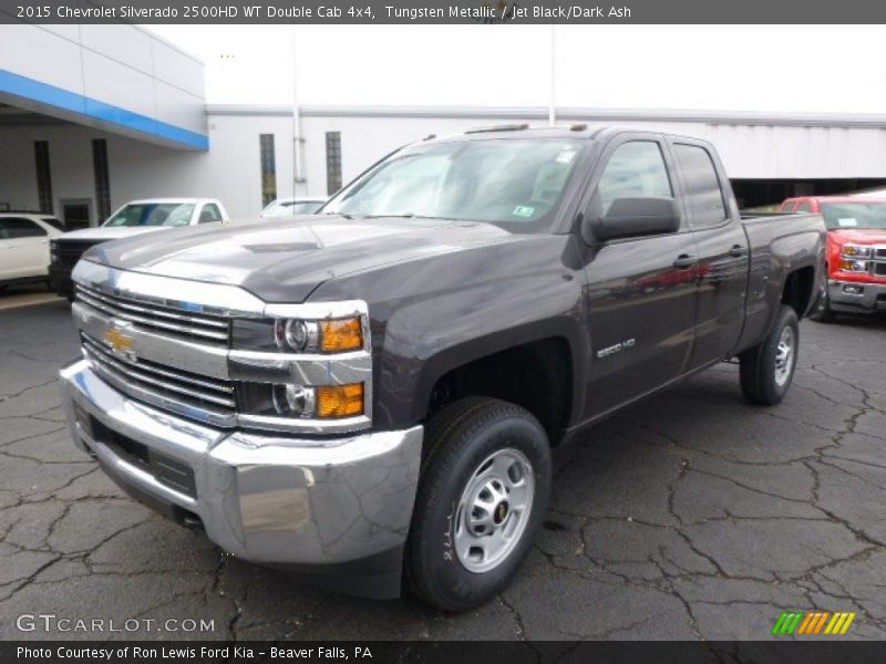 Tungsten Metallic / Jet Black/Dark Ash 2015 Chevrolet Silverado 2500HD WT Double Cab 4x4