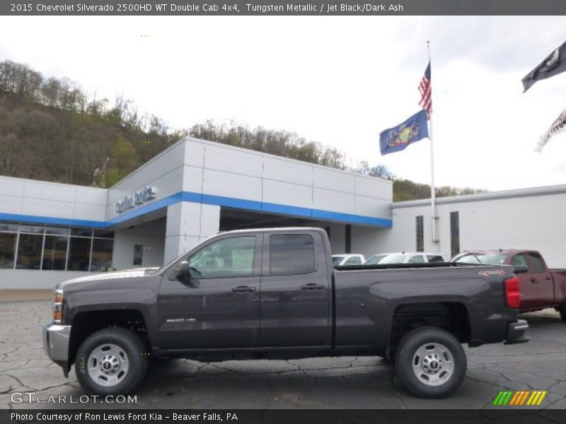 Tungsten Metallic / Jet Black/Dark Ash 2015 Chevrolet Silverado 2500HD WT Double Cab 4x4