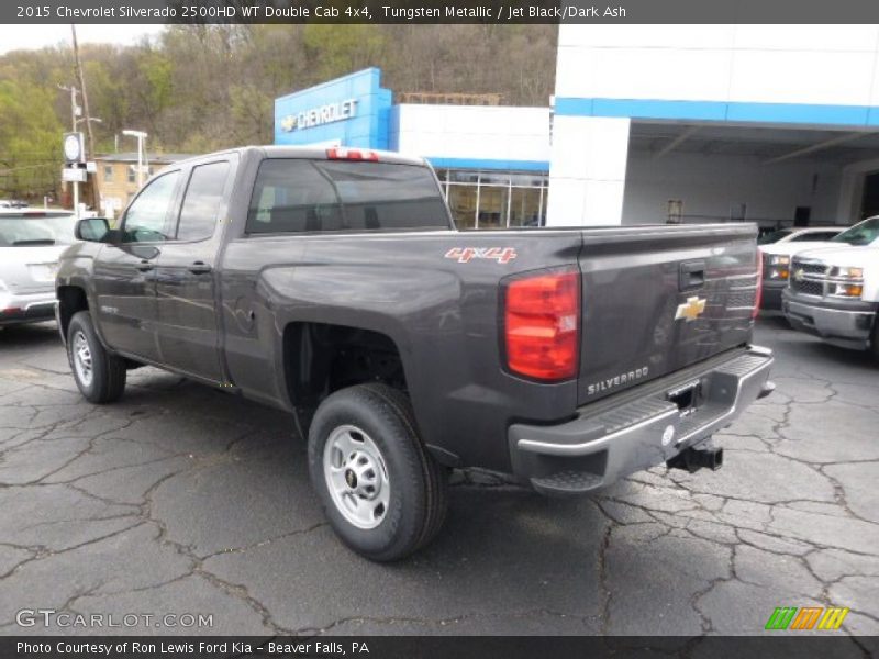 Tungsten Metallic / Jet Black/Dark Ash 2015 Chevrolet Silverado 2500HD WT Double Cab 4x4