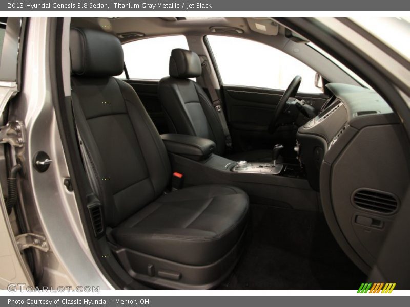 Titanium Gray Metallic / Jet Black 2013 Hyundai Genesis 3.8 Sedan