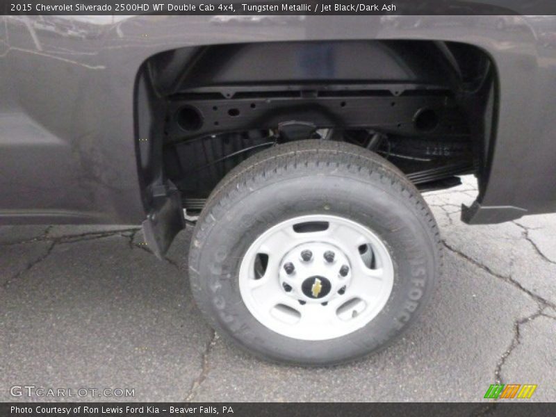 Tungsten Metallic / Jet Black/Dark Ash 2015 Chevrolet Silverado 2500HD WT Double Cab 4x4