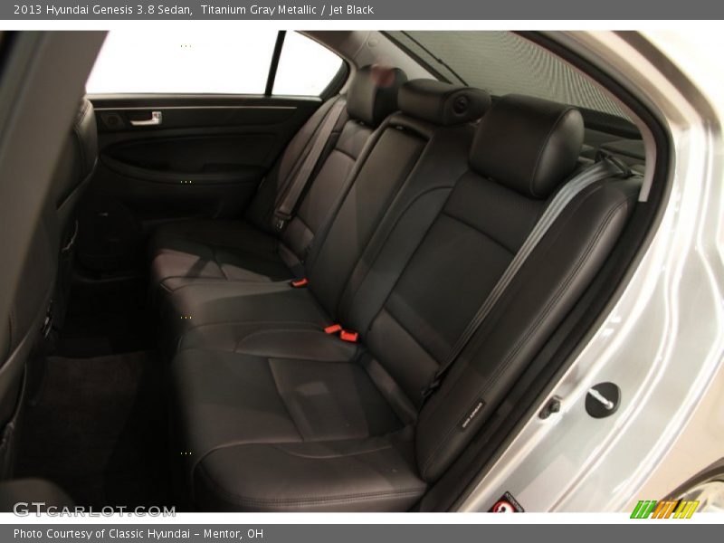 Titanium Gray Metallic / Jet Black 2013 Hyundai Genesis 3.8 Sedan