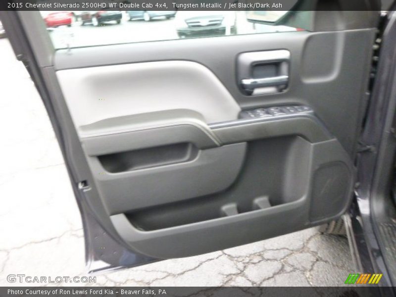 Tungsten Metallic / Jet Black/Dark Ash 2015 Chevrolet Silverado 2500HD WT Double Cab 4x4