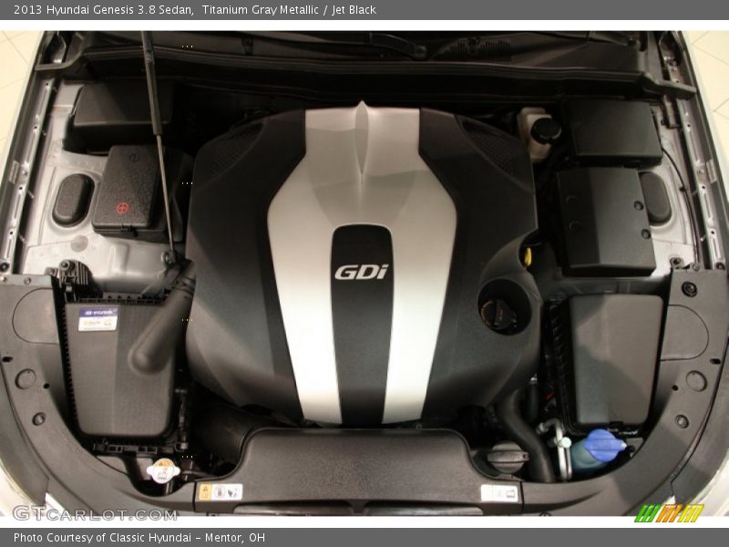 Titanium Gray Metallic / Jet Black 2013 Hyundai Genesis 3.8 Sedan