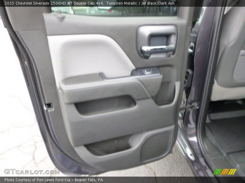 Tungsten Metallic / Jet Black/Dark Ash 2015 Chevrolet Silverado 2500HD WT Double Cab 4x4