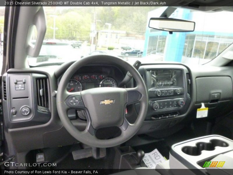 Tungsten Metallic / Jet Black/Dark Ash 2015 Chevrolet Silverado 2500HD WT Double Cab 4x4