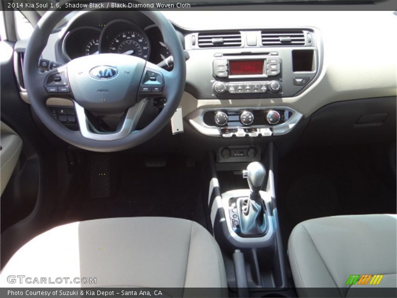 Shadow Black / Black Diamond Woven Cloth 2014 Kia Soul 1.6