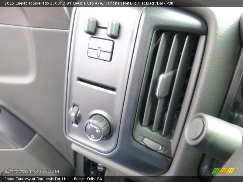 Tungsten Metallic / Jet Black/Dark Ash 2015 Chevrolet Silverado 2500HD WT Double Cab 4x4
