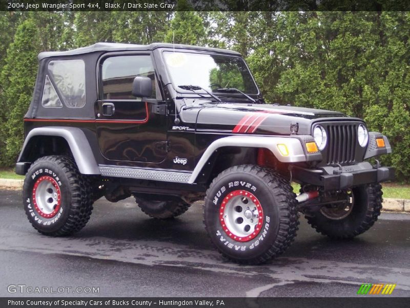 Black / Dark Slate Gray 2004 Jeep Wrangler Sport 4x4