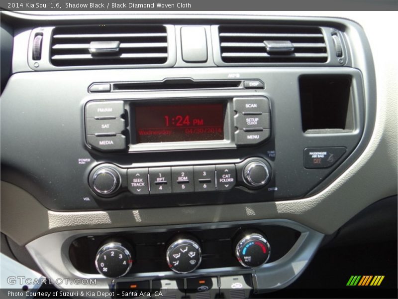 Shadow Black / Black Diamond Woven Cloth 2014 Kia Soul 1.6