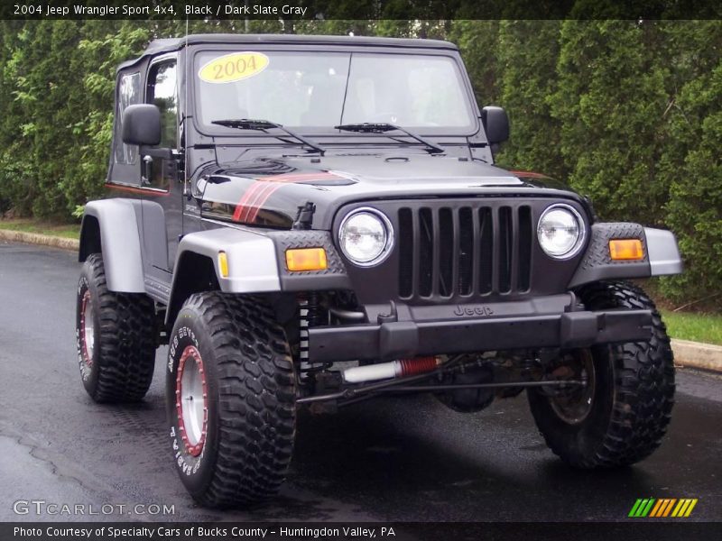 Black / Dark Slate Gray 2004 Jeep Wrangler Sport 4x4