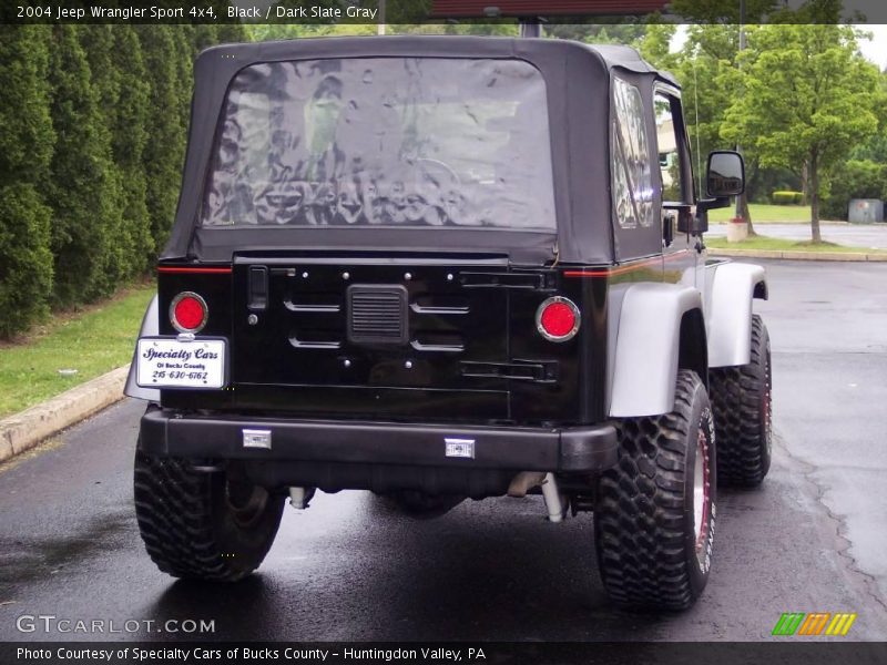 Black / Dark Slate Gray 2004 Jeep Wrangler Sport 4x4