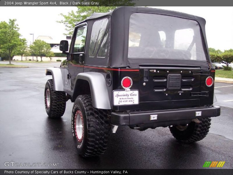 Black / Dark Slate Gray 2004 Jeep Wrangler Sport 4x4