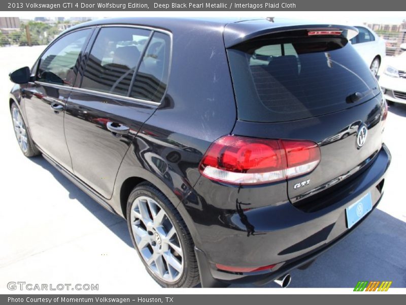 Deep Black Pearl Metallic / Interlagos Plaid Cloth 2013 Volkswagen GTI 4 Door Wolfsburg Edition