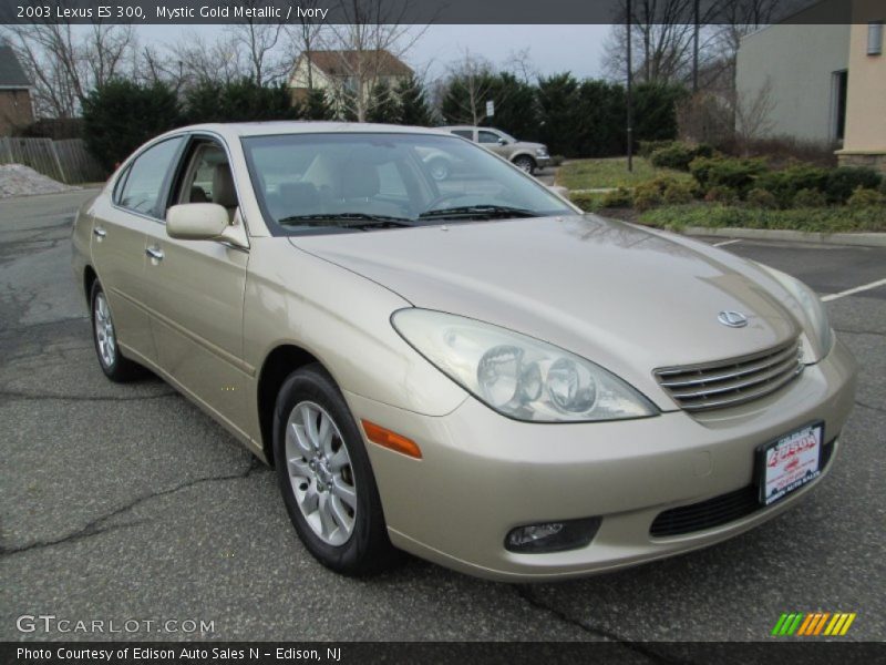 Mystic Gold Metallic / Ivory 2003 Lexus ES 300