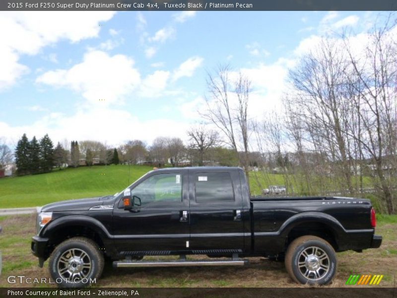  2015 F250 Super Duty Platinum Crew Cab 4x4 Tuxedo Black