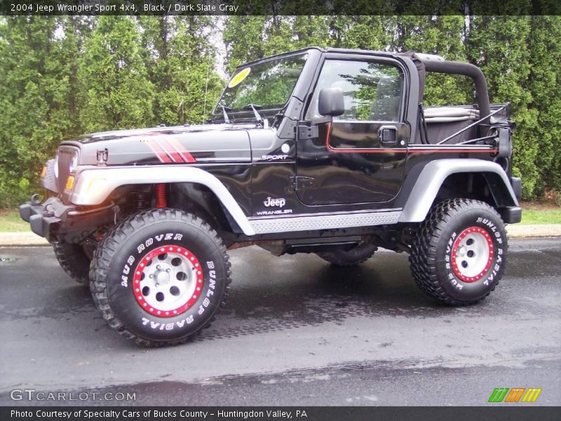 Black / Dark Slate Gray 2004 Jeep Wrangler Sport 4x4