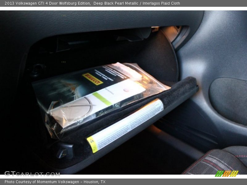Deep Black Pearl Metallic / Interlagos Plaid Cloth 2013 Volkswagen GTI 4 Door Wolfsburg Edition