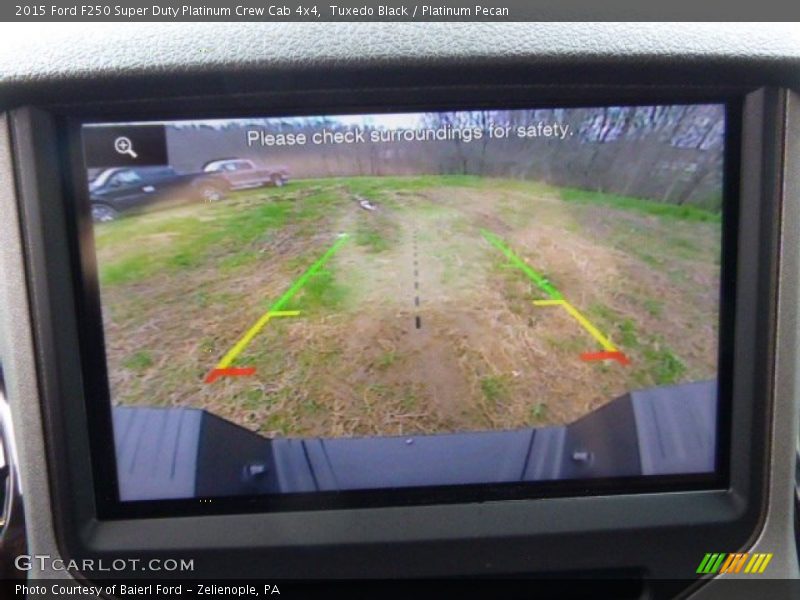 Tuxedo Black / Platinum Pecan 2015 Ford F250 Super Duty Platinum Crew Cab 4x4