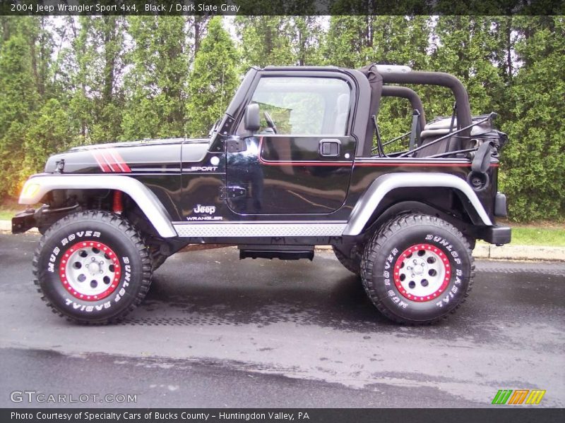 Black / Dark Slate Gray 2004 Jeep Wrangler Sport 4x4