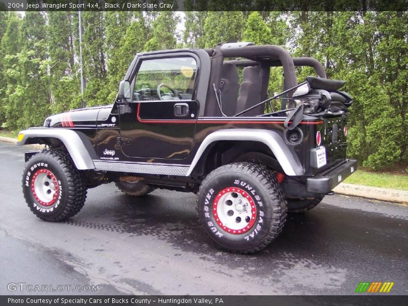 Black / Dark Slate Gray 2004 Jeep Wrangler Sport 4x4
