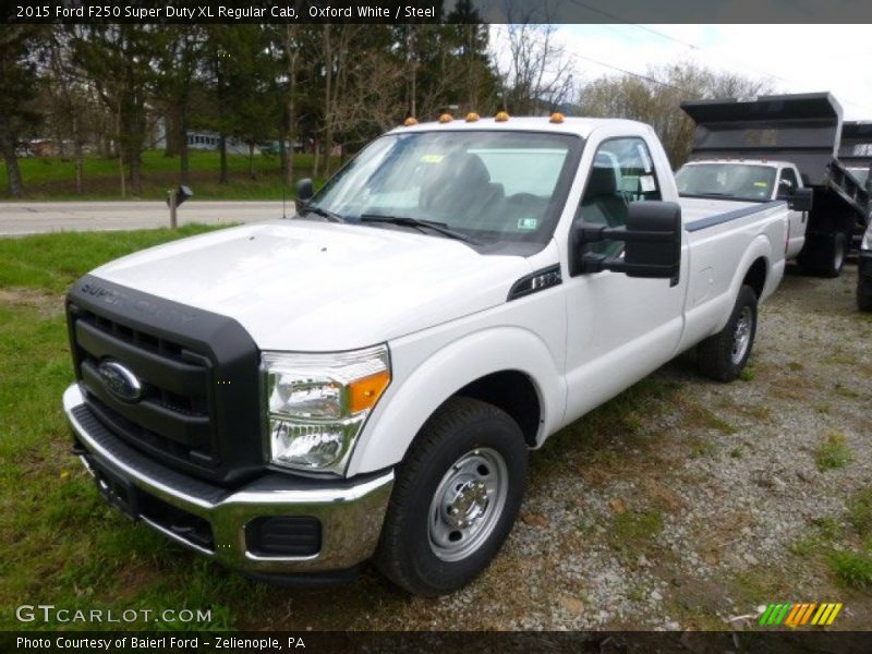 Oxford White / Steel 2015 Ford F250 Super Duty XL Regular Cab