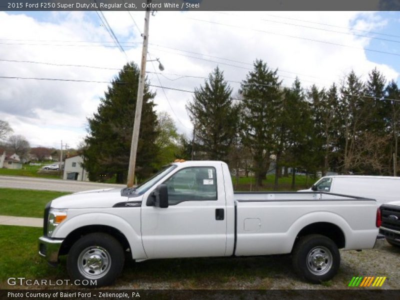 Oxford White / Steel 2015 Ford F250 Super Duty XL Regular Cab