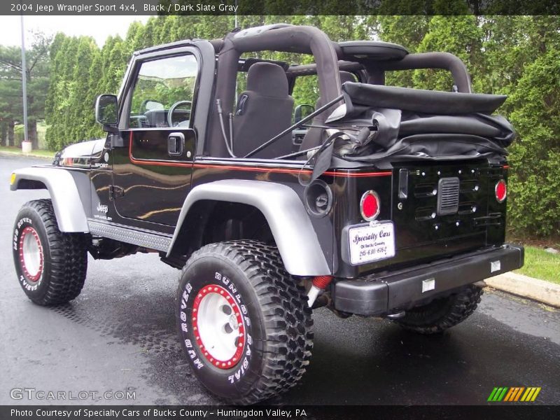 Black / Dark Slate Gray 2004 Jeep Wrangler Sport 4x4