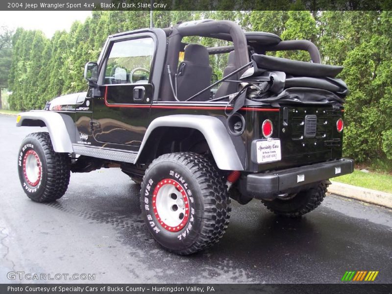 Black / Dark Slate Gray 2004 Jeep Wrangler Sport 4x4
