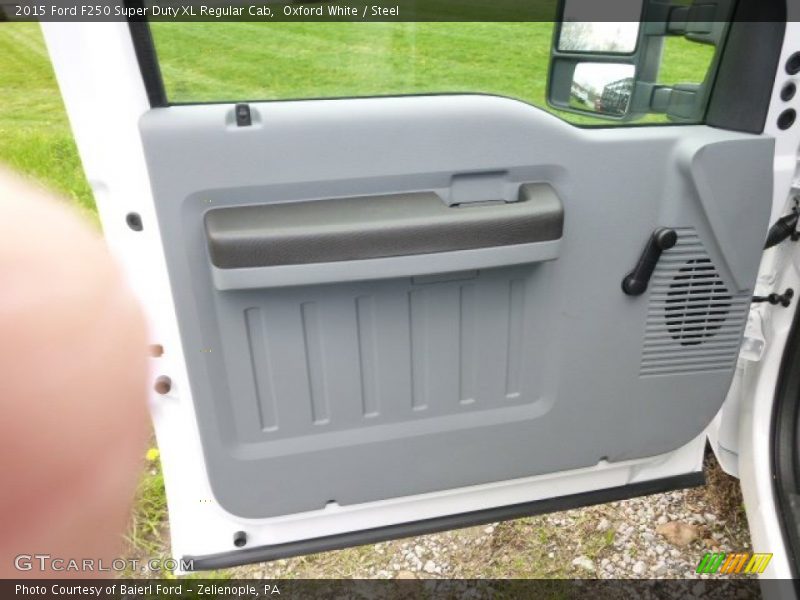 Oxford White / Steel 2015 Ford F250 Super Duty XL Regular Cab
