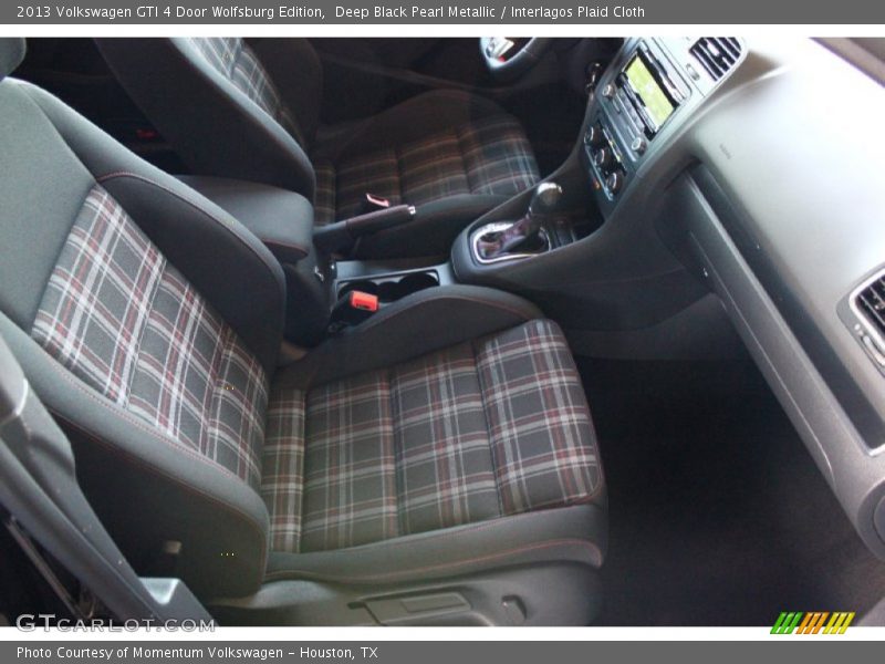 Deep Black Pearl Metallic / Interlagos Plaid Cloth 2013 Volkswagen GTI 4 Door Wolfsburg Edition