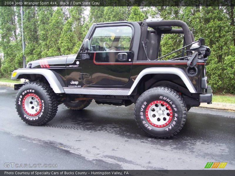 Black / Dark Slate Gray 2004 Jeep Wrangler Sport 4x4